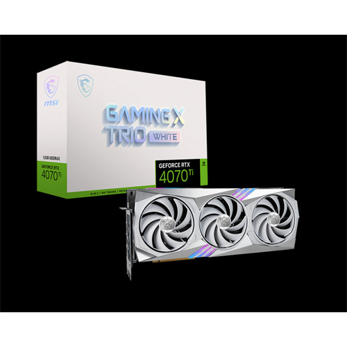 MSILPGeForce RTX 4070 Ti GAMING X TRIO WHITE 12G 